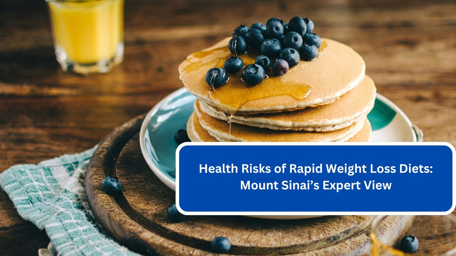 Health Risks of Rapid Weight Loss Diets Mount Sinai’s Expert View