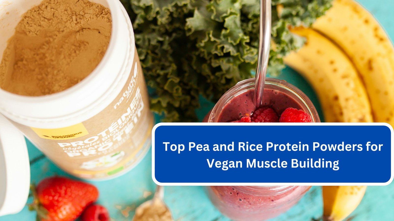 Top Pea and Rice Protein Powders for Vegan Muscle Building